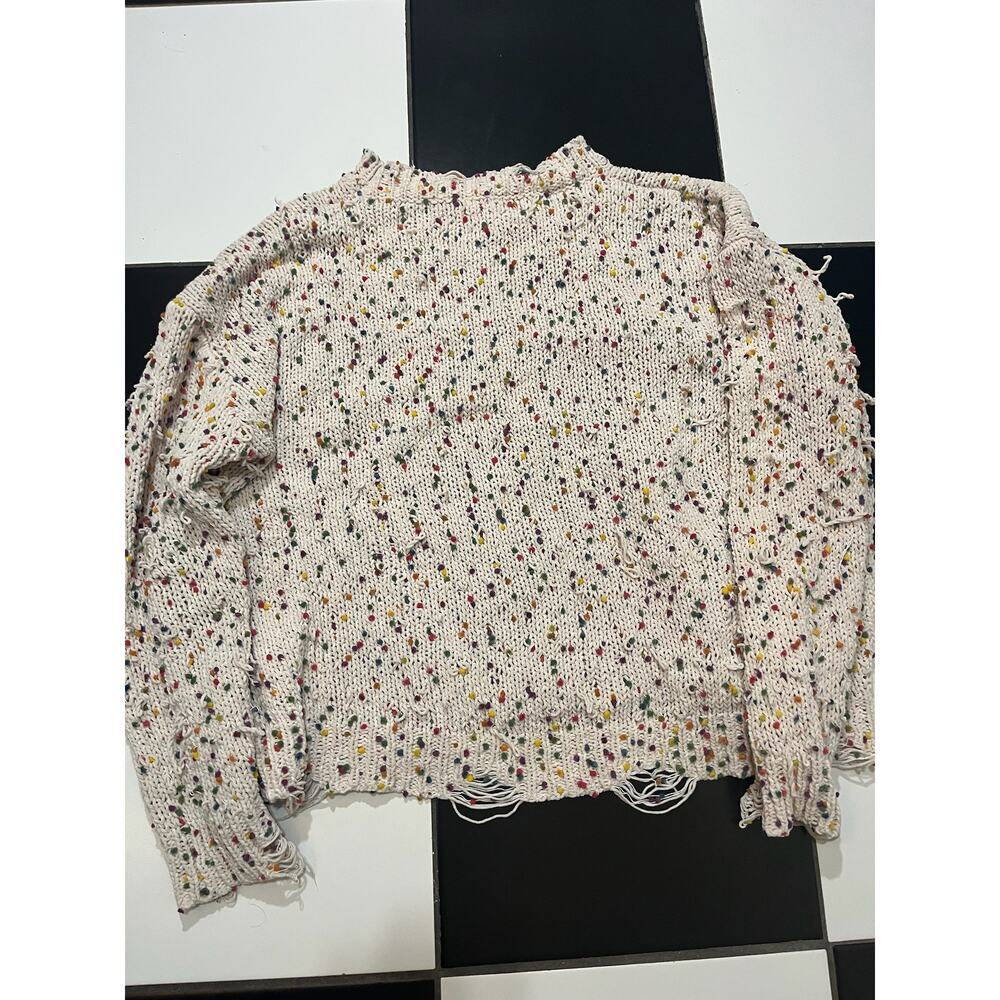 Women's size M Entro knit oversize confetti sweater - Picture 3 of 3